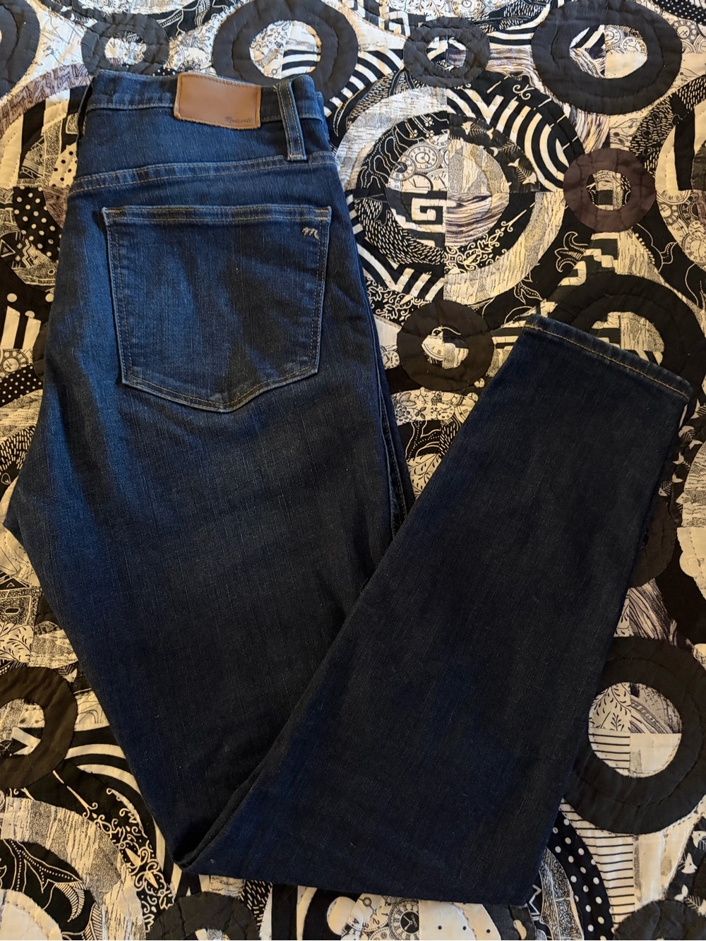 Madewell 10” High Riser Skinny Skinny Jeans Dark Wash Size 30